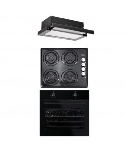 Pachet cuptor incorporabil (1857), capacitate 51L, electric, negru, plita incorporabila (1864), 60x50x6cm, gaz butelie sau gaz natural(duze de schimb incluse), hota 1 motor, putere 140W (1895), 60X50 cm Pachet cuptor incorporabil (1857), capacitate 51L, electric, negru, plita incorporabila (1864), 60x50x6cm, gaz butelie sau gaz natural(duze de schimb incluse), hota 1 motor, putere 140W (1895), 60X50 cm