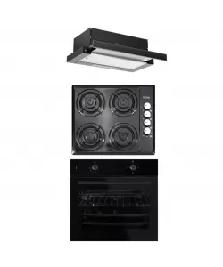 Pachet cuptor incorporabil (1857), capacitate 51L, electric, negru, plita incorporabila (1864), 60x50x6cm, gaz butelie sau gaz natural(duze de schimb incluse), hota 1 motor, putere 140W (1895), 60X50 cm Pachet cuptor incorporabil (1857), capacitate 51L, electric, negru, plita incorporabila (1864), 60x50x6cm, gaz butelie sau gaz natural(duze de schimb incluse), hota 1 motor, putere 140W (1895), 60X50 cm