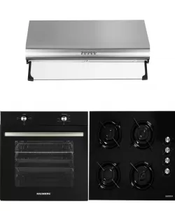 Pachet Cuptor Incorporabil Hausberg HB-805NG, + Plita incorporabila Hausberg HB-563, Gaz, + Hota traditionala Hausberg HB-1215 Pachet Cuptor Incorporabil Hausberg HB-805NG, + Plita incorporabila Hausberg HB-563, Gaz, + Hota traditionala Hausberg HB-1215