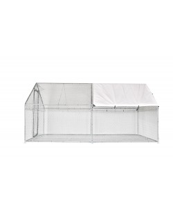 Coteț (țarc) păsări Micul Fermier 3x4x2m otel galvanizat