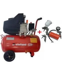 Compresor de aer Elefant XYBM50, 50 L, 2 CP, 220V, 8 bar + Kit 4 accesorii compresor Compresor de aer Elefant XYBM50, 50 L, 2 CP, 220V, 8 bar + Kit 4 accesorii compresor