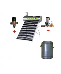 Kit PROMO 1 Panou solar nepresurizat cu flotor 100 litri plus pompa majorare presiune plus vana amestec Kit PROMO 1 Panou solar nepresurizat cu flotor 100 litri plus pompa majorare presiune plus vana amestec