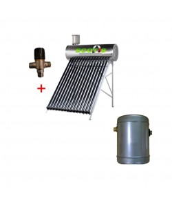 Kit PROMO 3 Panou solar nepresurizat 120 litri cu flotor plus vana amestec (antioparire)