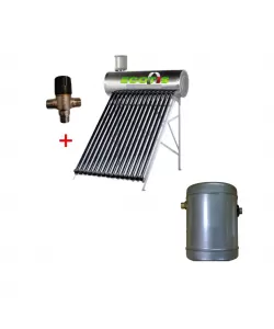 Kit PROMO 3 Panou solar nepresurizat 100 litri cu flotor plus vana amestec (antioparire) Kit PROMO 3 Panou solar nepresurizat 100 litri cu flotor plus vana amestec (antioparire)