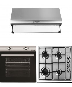 Pachet Cuptor Incorporabil Hausberg HB-8051IN, + Plita incorporabila Hausberg HB-555, Gaz, + Hota traditionala Hausberg HB-1215