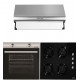 Pachet Cuptor Incorporabil Hausberg HB-8051IN,  + Plita incorporabila Hausberg HB-563, Gaz, + Hota traditionala Hausberg HB-1215