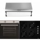 Pachet Cuptor incorporabil Hausberg HB-8051IN,  Plita incorporabila Hausberg HB-563, Gaz, Hota incorporabila decorativa Hausberg HB-1220