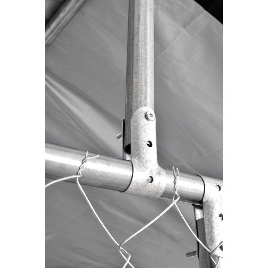 Cușcă/padoc/țarc exterior câini Micul Fermier 3x3x2,2m CA otel galvanizat