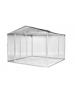 Cușcă/padoc/țarc exterior câini Micul Fermier 3x3x2,2m CA otel galvanizat Cușcă/padoc/țarc exterior câini Micul Fermier 3x3x2,2m CA otel galvanizat