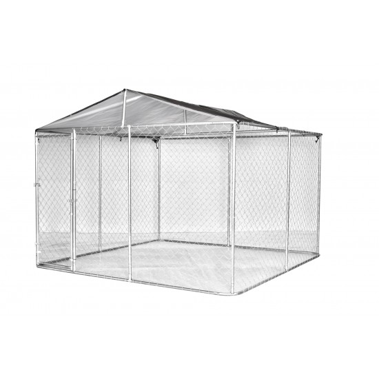 Cușcă/padoc/țarc exterior câini Micul Fermier 3x3x2,2m CA otel galvanizat