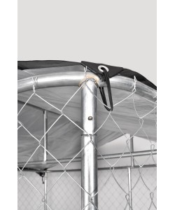 Cușcă/padoc/țarc exterior câini Micul Fermier 4x2x2,2m CA G01 otel galvanizat