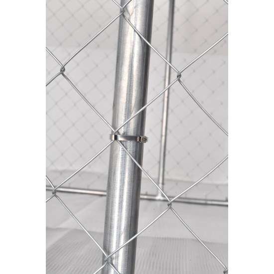 Cușcă/padoc/țarc exterior câini Micul Fermier 3x3x2,2m CA otel galvanizat