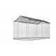 Cușcă/padoc/țarc exterior câini Micul Fermier 4x2x2,2m CA G01 otel galvanizat