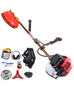 MOTOCOASA PE BENZINA ALFA 7* 7000 PROFESSIONAL, 8 ACCESORII INCLUSE, 12000RPM, 58CC, 7CP + ACCESORIU MOTOCOSITOARE PENTRU TAIAT GARDUL VIU