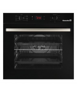 Pachet Incorporabil Cuptor electric Hausberg HB-8054, Clasa A, 71L, 2225W, Negru, Plita Incorporabila HB-563NG, 4 arzatoare, Gaz, Sticla, Negru, Hota Incorporabila decorativa HB-2285NG, 60 cm, Filtru aluminiu, Negru