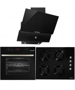 Pachet Incorporabil Cuptor electric Hausberg HB-8054, Clasa A, 71L, 2225W, Negru, Plita Incorporabila HB-563NG, 4 arzatoare, Gaz, Sticla, Negru, Hota Incorporabila decorativa HB-2285NG, 60 cm, Filtru aluminiu, Negru Pachet Incorporabil Cuptor electric Hausberg HB-8054, Clasa A, 71L, 2225W, Negru, Plita Incorporabila HB-563NG, 4 arzatoare, Gaz, Sticla, Negru, Hota Incorporabila decorativa HB-2285NG, 60 cm, Filtru aluminiu, Negru