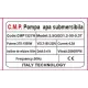 Pompa de apa submersibila Campion 3.5QGD1.2-50-0.37 inaltime de refulare 160m ,Debit 5 m³/h, putere 1500w cmp 1327N