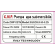 Pompa de apa submersibila Campion 3QGD0.8-50-0.25 Inaltime de refulare 160 m, debit 5 m³/h, putere 1500 W