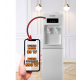 Dozator apa de podea HAUSBERG HB-6024AB, putere incalzire 550 W, putere racire 85 W, rezervor apa inox, termostat automat, Alb