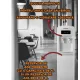 Dozator apa de podea HAUSBERG HB-6024AB, putere incalzire 550 W, putere racire 85 W, rezervor apa inox, termostat automat, Alb