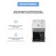 Dozator apa Hausberg HB-6026AB, putere incalzire 550 W, putere racire 80 W, indicatoare LED pentru apa calda si rece, termostat automat, Alb