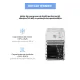 Dozator apa Hausberg HB-6026AB, putere incalzire 550 W, putere racire 80 W, indicatoare LED pentru apa calda si rece, termostat automat, Alb