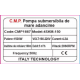 Pompa Submersibila de Mare Adancime CMP 1667 (4SKM-150), 1500W, Debit 5 m³/h, inaltime de Refulare 160 m
