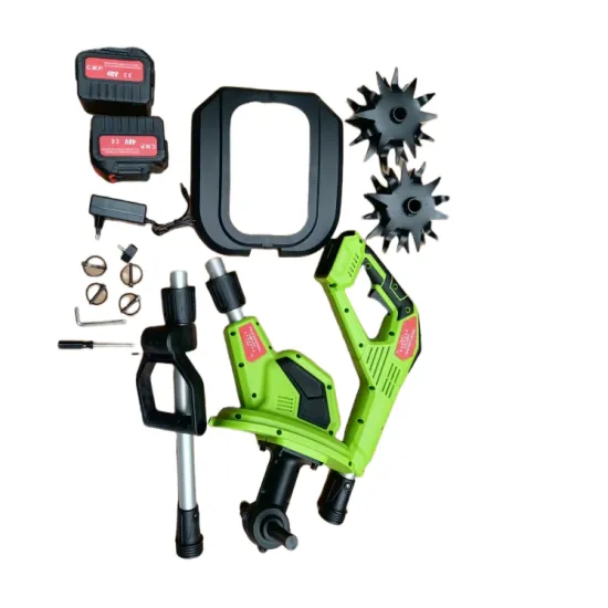 Motocositoare / Cultivator Electric CMP1827 cu 2 Acumulatori si Accesorii, Fara Fir, Autonomie Extinsa, pentru Tuns Iarba si Intretinerea Gradinii