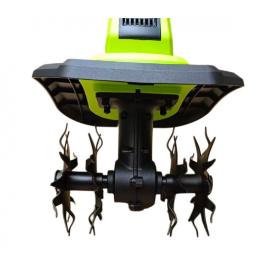 Motocositoare / Cultivator Electric CMP1827 cu 2 Acumulatori si Accesorii, Fara Fir, Autonomie Extinsa, pentru Tuns Iarba si Intretinerea Gradinii