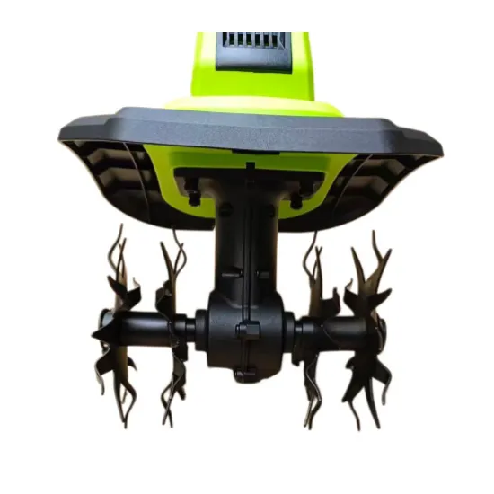 Motocositoare / Cultivator Electric CMP1827 cu 2 Acumulatori si Accesorii, Fara Fir, Autonomie Extinsa, pentru Tuns Iarba si Intretinerea Gradinii