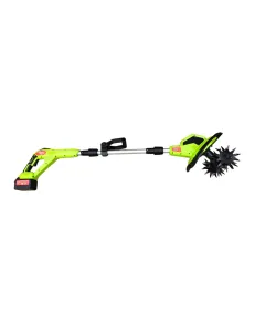 Motocositoare / Cultivator Electric CMP1827 cu 2 Acumulatori si Accesorii, Fara Fir, Autonomie Extinsa, pentru Tuns Iarba si Intretinerea Gradinii