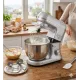 Mixer planetar Royalty Line RL-PKM1600, 1600W, Bol 6L Inox, 6 Viteze + Pulse, Accesorii incluse, Argintiu