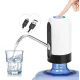 Dispozitiv electric reincarcabil de pompare apa, HAUSBERG HB-2605, din otel inoxidabil si plastic, pentru sticle PET de 10l, buton on/off, baterie incorporata, USB, alb/negru