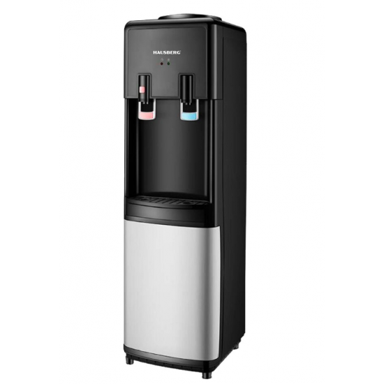 Dozator apa HAUSBERG HB-6025NG, putere incalzire 550 W, putere racire 80 W, rezervor apa inox, termostat automat, Negru
