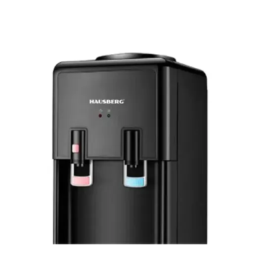 Dozator apa HAUSBERG HB-6025NG, putere incalzire 550 W, putere racire 80 W, rezervor apa inox, termostat automat, Negru