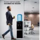 Dozator apa de podea HAUSBERG HB-6023NG, putere incalzire 550 W, putere racire 85 W, rezervor apa inox, indicator luminos, termostat reglabil, Negru