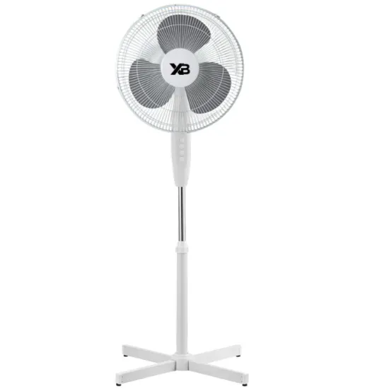 Ventilator cu picior HAUSBERG XB-110, 55w, 16 inch, 3 viteze, oscilatie, inaltime reglabila, Alb