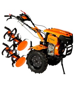 Motocultor Detoolz 11CP 418CC, motorina, 4T, 3 viteze, pornire electrica, cu roți