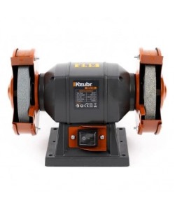 Polizor de banc Kzubr KBG-125, 200W, 2950RPM, Diametru disc 125mm, Protectie transparenta disc