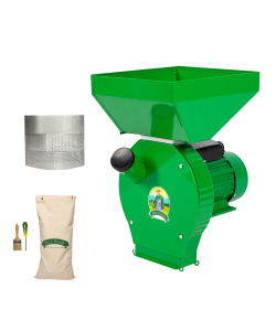 Moara Micul Fermier  nr 2, 3.9KW cu sac, cuva mare, suport metalic