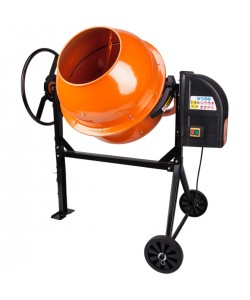 Betoniera  Evotools semi-profesionala, 800 W, 200l, 32 RPM, corona fonta