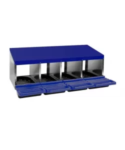 Cuibar pentru gaini cu 4 compartimente  Cuibar pentru gaini cu 4 compartimente