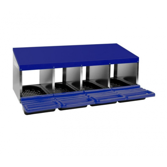 Cuibar pentru gaini cu 4 compartimente