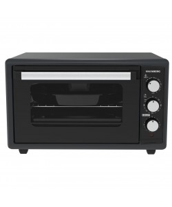 Cuptor electric HAUSBERG 55 litri, convectie, 2000 W, timer, negru