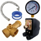 Kit Hidrofor Zinith Italy 50L Inox cu Pompa submersibila 4STM807, 1.65KW, 80m, 266 l/min, 1.25 toli (32mm) , Sistem premium complet