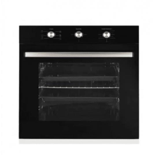 Pachet cuptor incorporabil Hausberg HB-8053NG, Electric, 2225 W, 71 l, 6 Functii, Ventilatie, Timer, Clasa A, Plita HB-558NG, Gaz, 4 arzatoare standard, Hota telescopica HB-1285IN, absorbtie 420 m3/h, 2 motoare, 60 cm, Negru