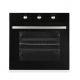 Pachet cuptor incorporabil Hausberg HB-8053NG, Electric, 2225 W, 71 l, 6 Functii, Ventilatie, Timer, Clasa A, Plita HB-558NG, Gaz, 4 arzatoare standard, Hota telescopica HB-1285IN, absorbtie 420 m3/h, 2 motoare, 60 cm, Negru