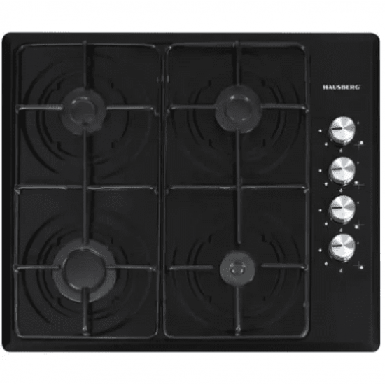 Pachet cuptor incorporabil Hausberg HB-8053NG, Electric, 2225 W, 71 l, 6 Functii, Ventilatie, Timer, Clasa A, Plita HB-558NG, Gaz, 4 arzatoare standard, Hota telescopica HB-1285IN, absorbtie 420 m3/h, 2 motoare, 60 cm, Negru