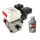 Motor pe benzina DDT Profesional 7.5 Cp, 4 timpi, 200 CC, 3.6 L Rezervor, Fulie inclusa + Ulei 600 ml