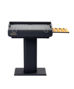    Gratar MSS otel lemn-carbune 67x40